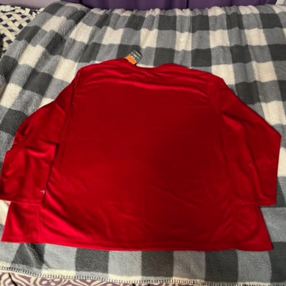 Athletic Works Red Long-Sleeve Dri-More Shirt Mens Size 4XL NWT - Picture 5 of 8